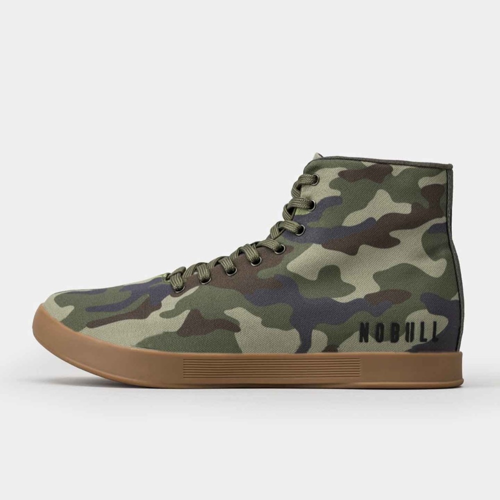 NOBULL High-top Forest Camo Canvas Trainer (women's)